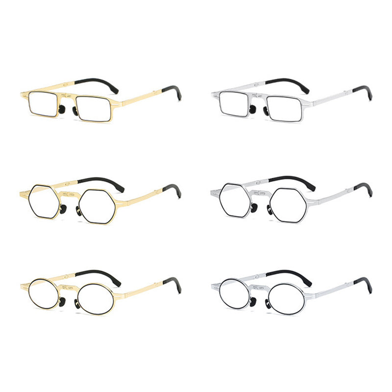 🔥2022 Hot Sell 🔥 Ultra Light Titanium Material Screwless Foldable Reading Glasses