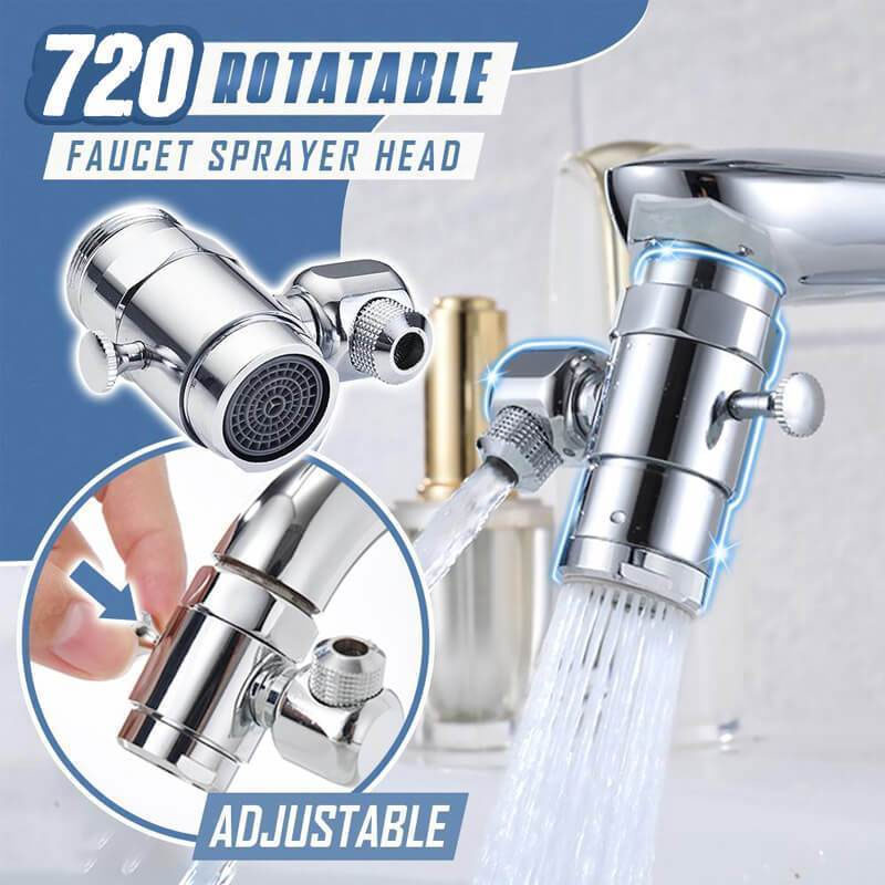 720° Rotatable Faucet Sprayer Head