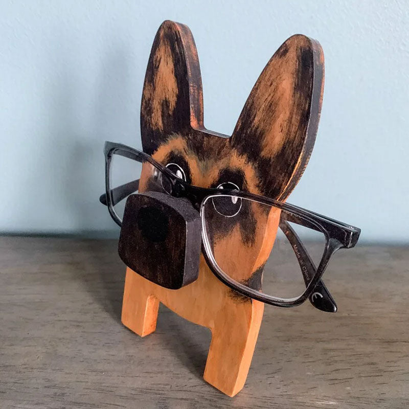 German Shepherd Glasses Stand