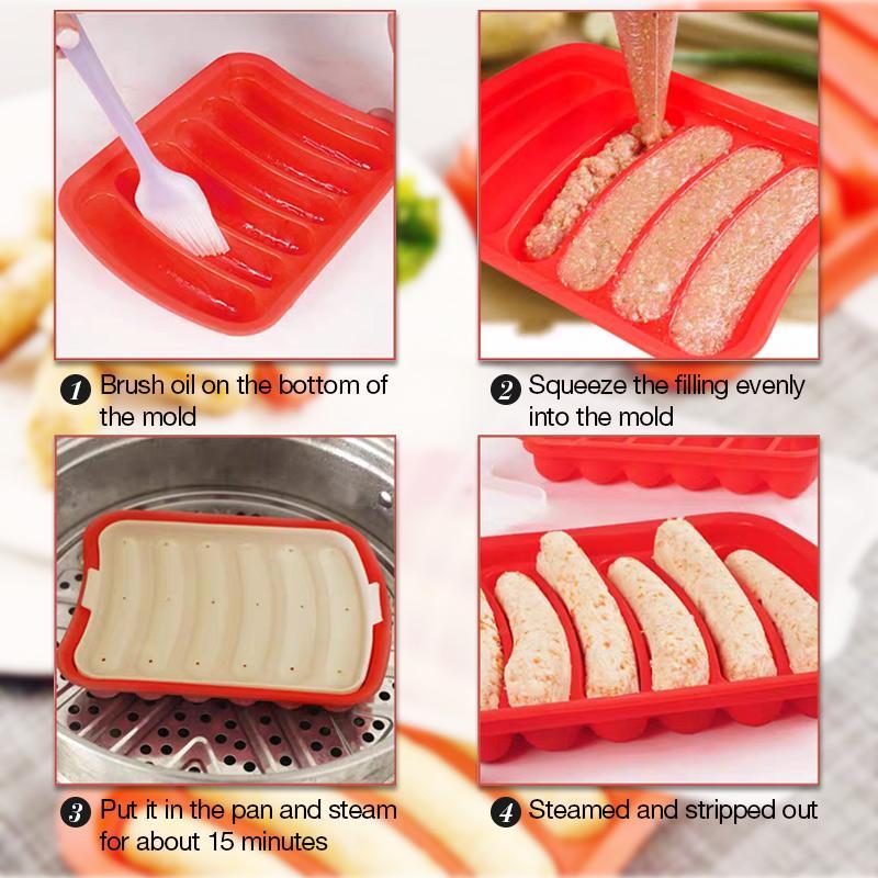 Silicone Hot Dog Mold