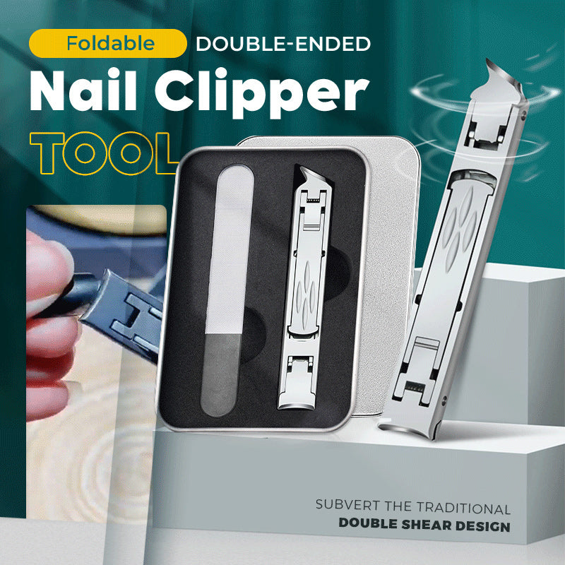 Foldable Double-ended Nail Clipper Tool