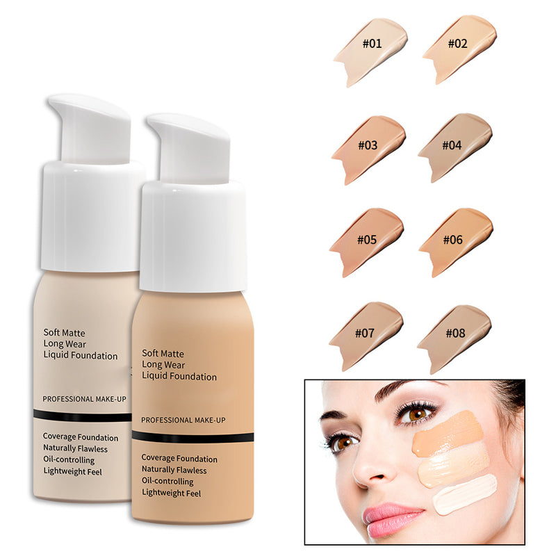Long-Lasting Oil Control Non-Tearing Liquid Foundation