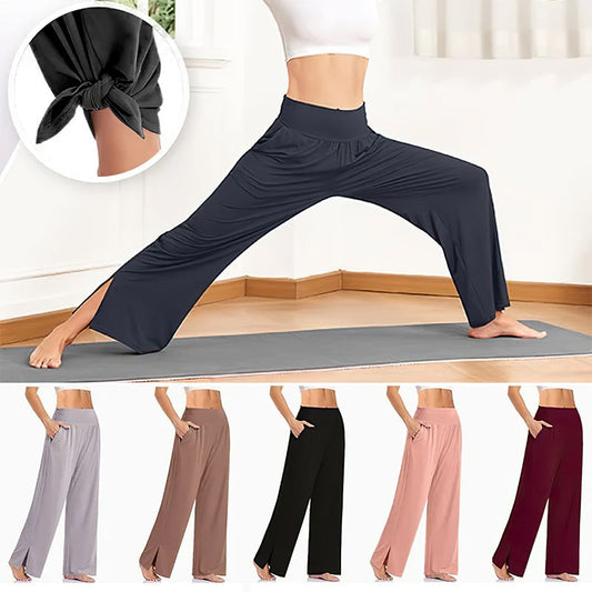 🔥Women's Wide Leg Casual Loose Yoga Sweatpants