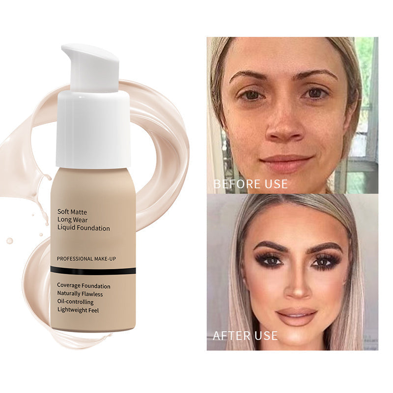 Long-Lasting Oil Control Non-Tearing Liquid Foundation