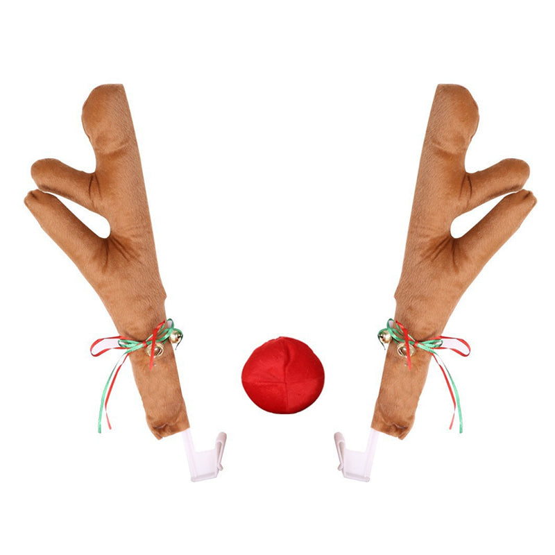 Car Decoration Christmas Antlers