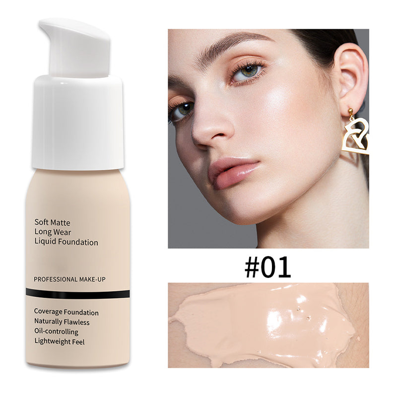 Long-Lasting Oil Control Non-Tearing Liquid Foundation