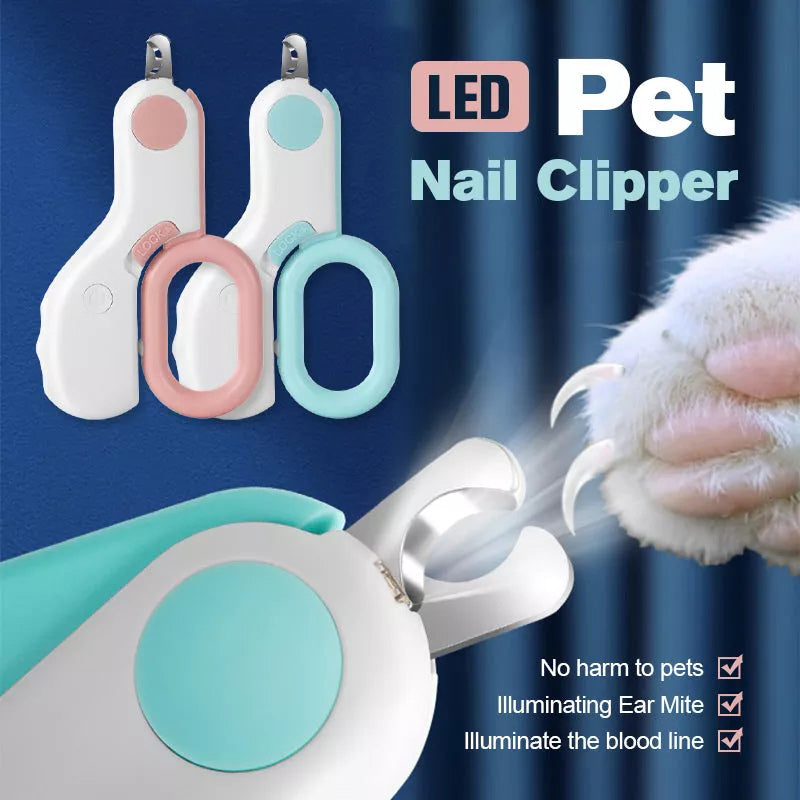 Pet Nail Clippers with LED Lights