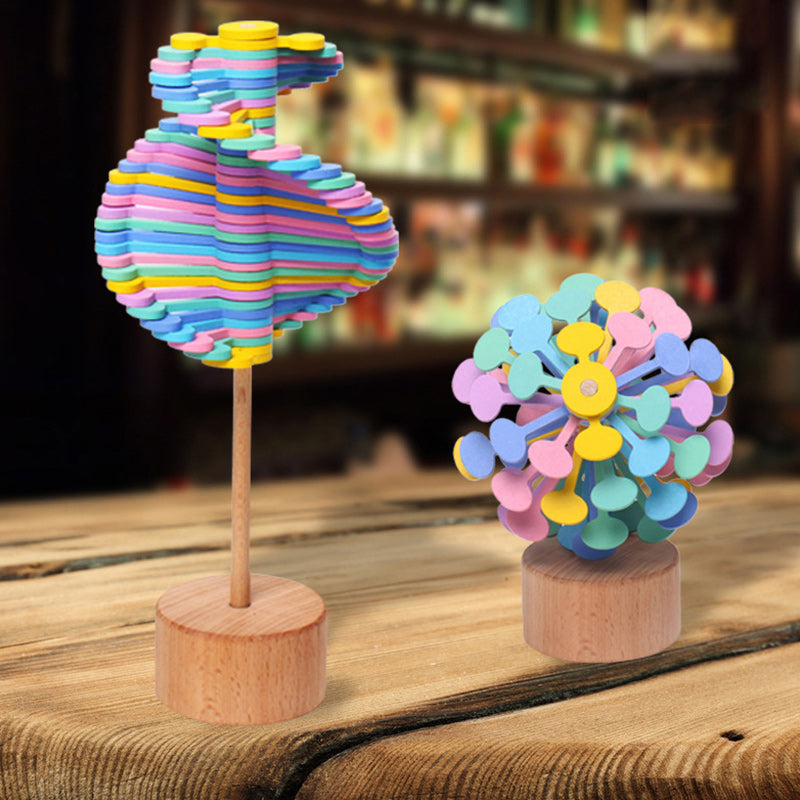 Wooden Spiral Lollipop-Stress Relif Toy