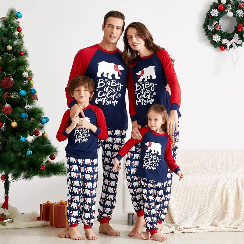 Family Holiday Pajamas - Family Matching Polar Bear Christmas Pajamas Sets