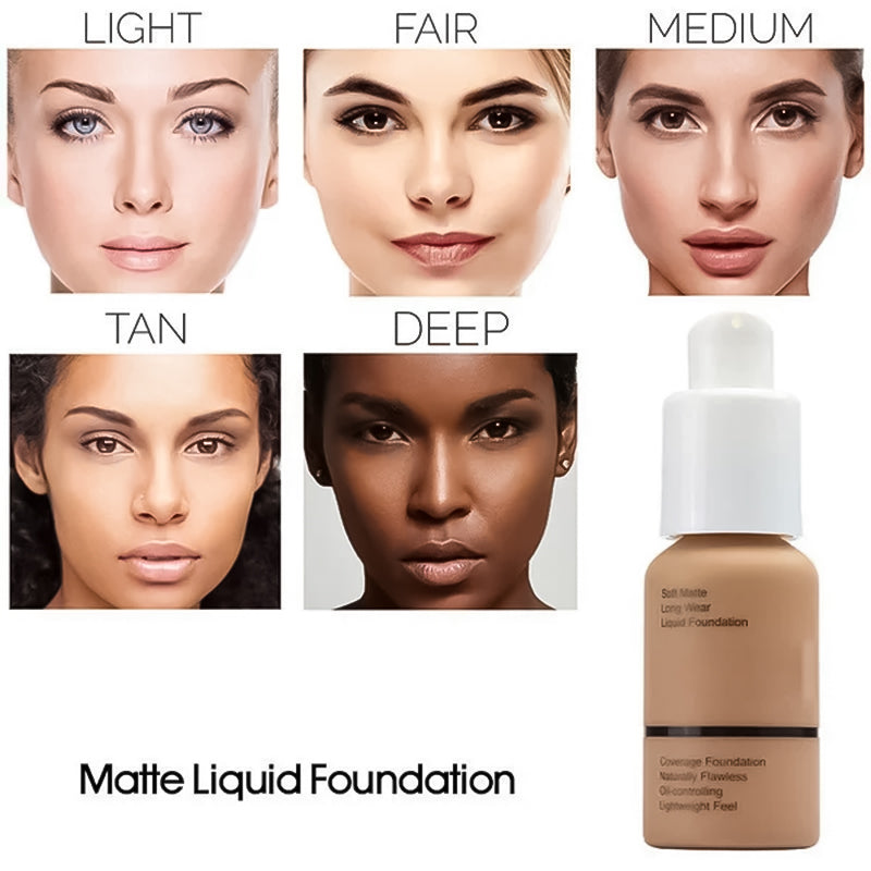 Long-Lasting Oil Control Non-Tearing Liquid Foundation