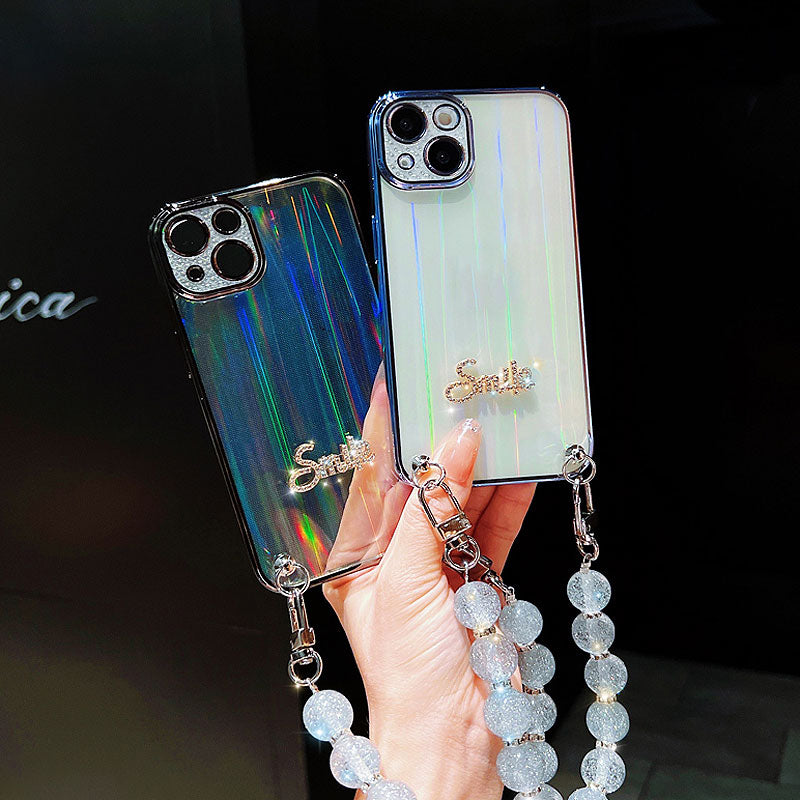 Creative Rabbit Wrist Strap Chain Phone Case