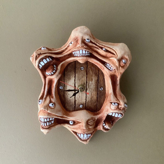 6 Headed Wall Hanging Clock