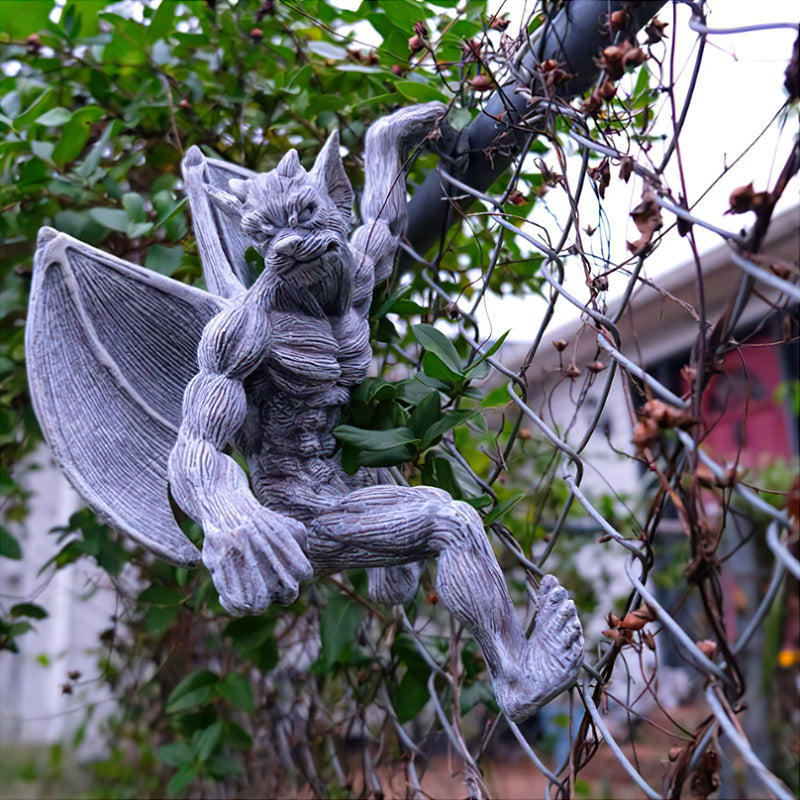 Gargoyle Fence Topper Hanger-Outdoor Wall Decor