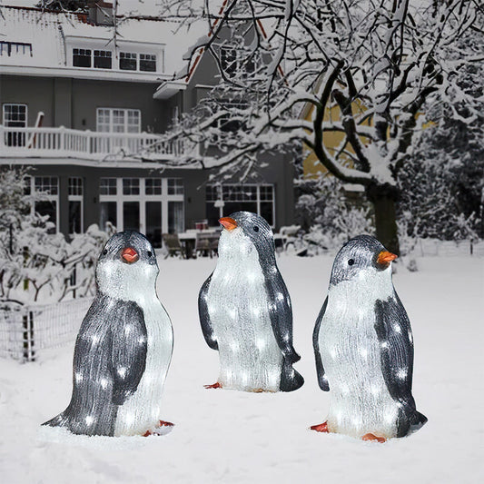 Light-Up Penguin Christmas Decoration