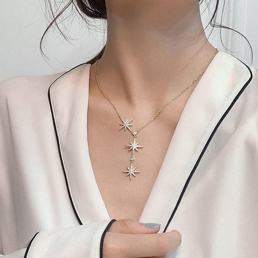 Kaffany Titanium Hexagram Necklace