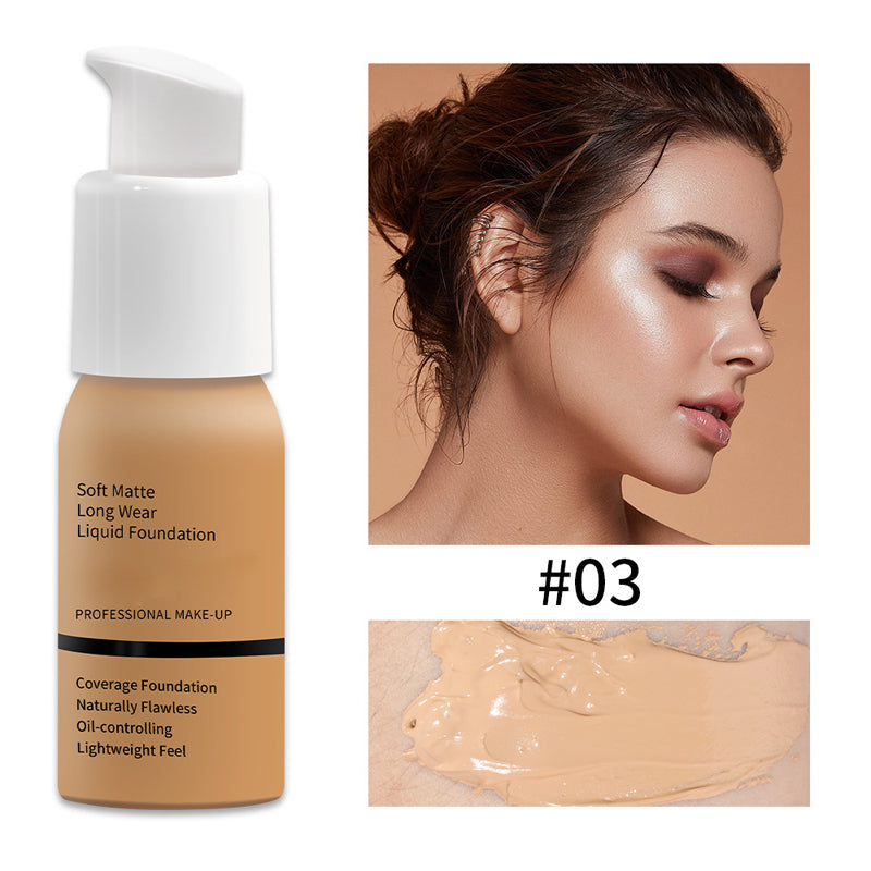Long-Lasting Oil Control Non-Tearing Liquid Foundation