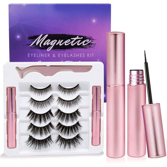 Magnetic Eyelashes with Magnetic Eyeliner