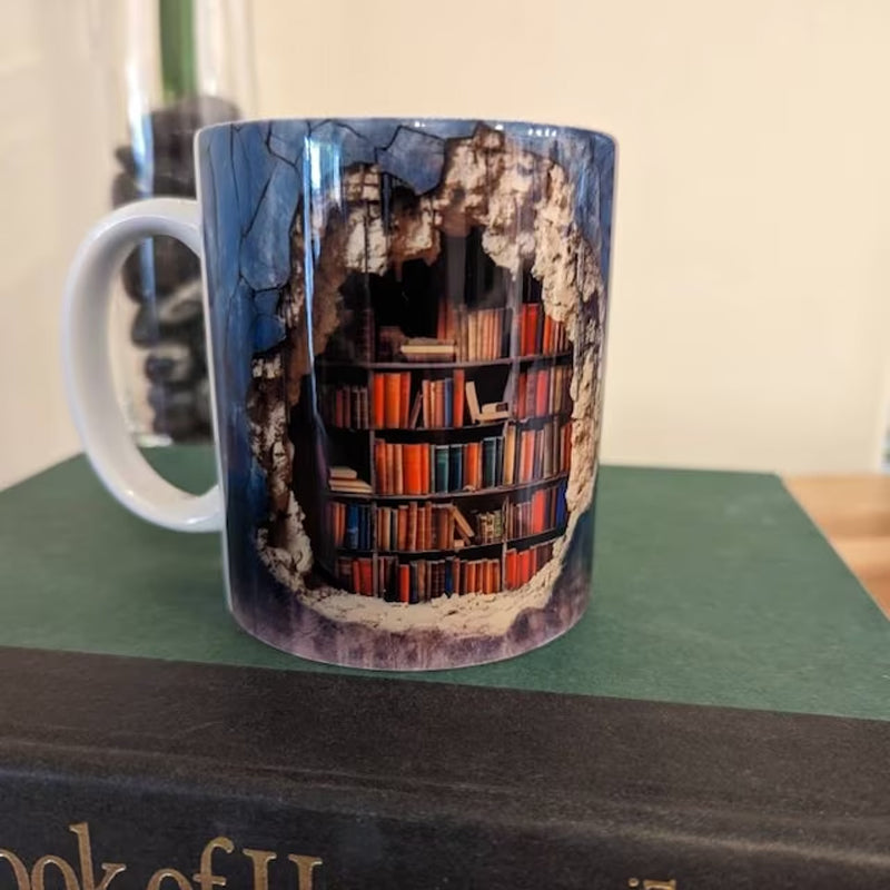 3D Note Library Mug