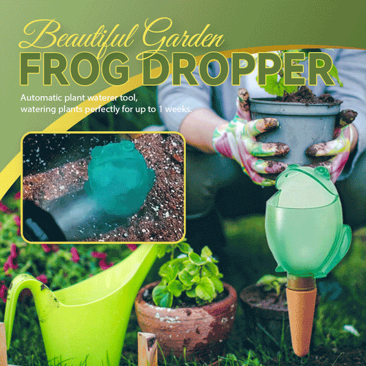🐸Garden Potted Plant Frog Watering Pile