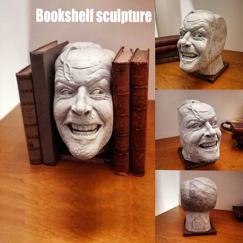 Resin Bookend Johnny Sculpture