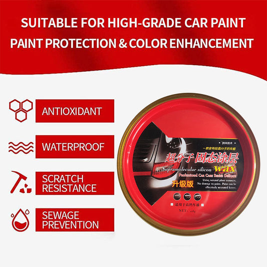 Car Premium Paste Wax with Towel & Sponge
