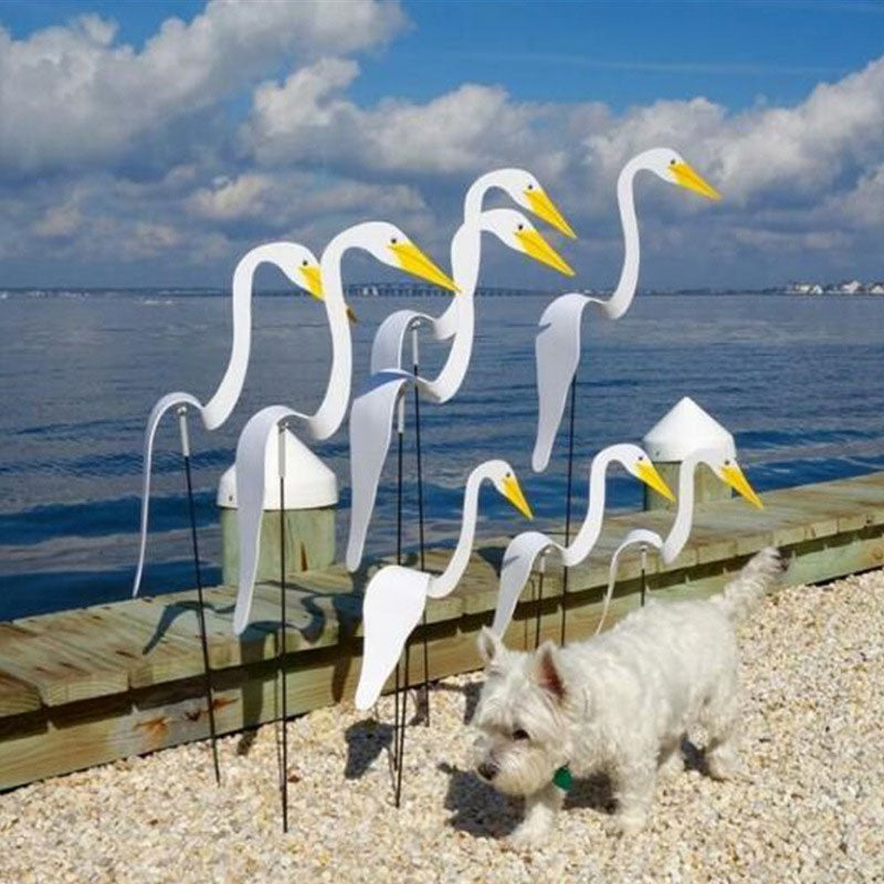 Swirl Bird Garden Outdoor Decor