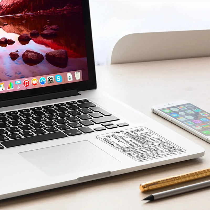 Keyboard Shortcut Stickers (4PCS)