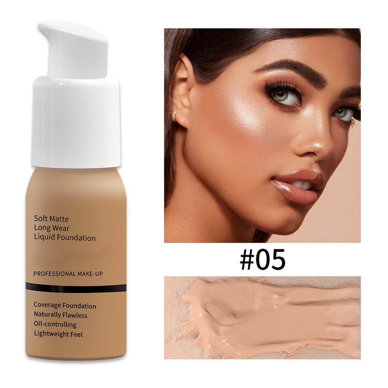 Long-Lasting Oil Control Non-Tearing Liquid Foundation