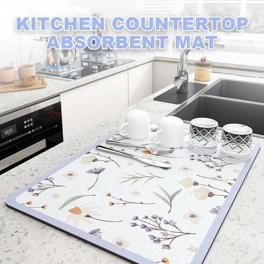 Kitchen Countertop Absorbent Mat