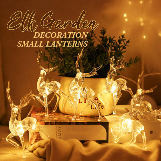 Elk Garden Decoration Small Lanterns
