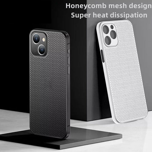 Ultra Heat Dissipation Mesh Hollow Phone Case