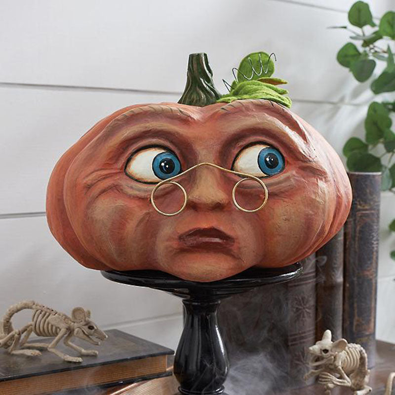 Halloween Ornament Artificial Pumpkin Statue