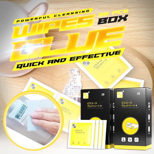 Powerful Cleansing Wipes Glue Remover