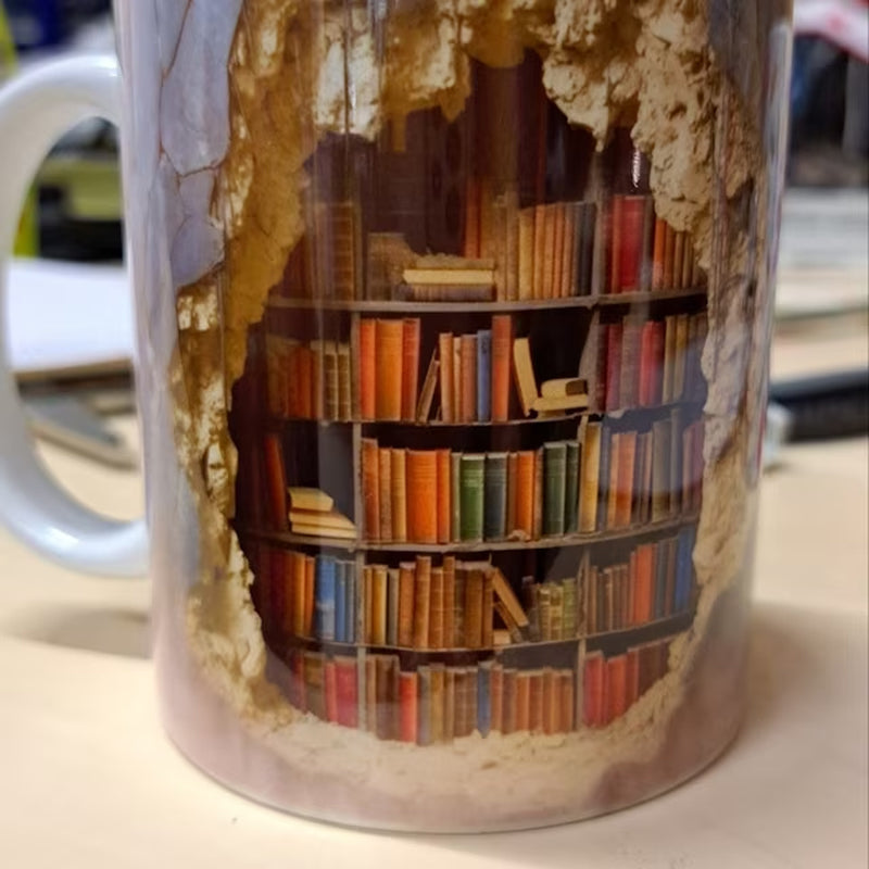 3D Note Library Mug