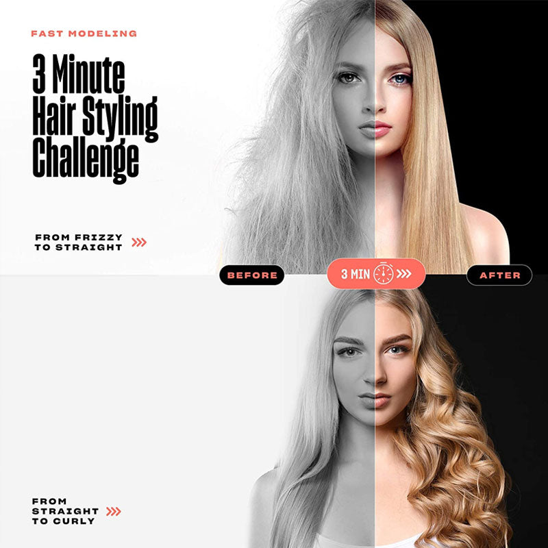 Straight Curling Dual-purpose Curling Iron