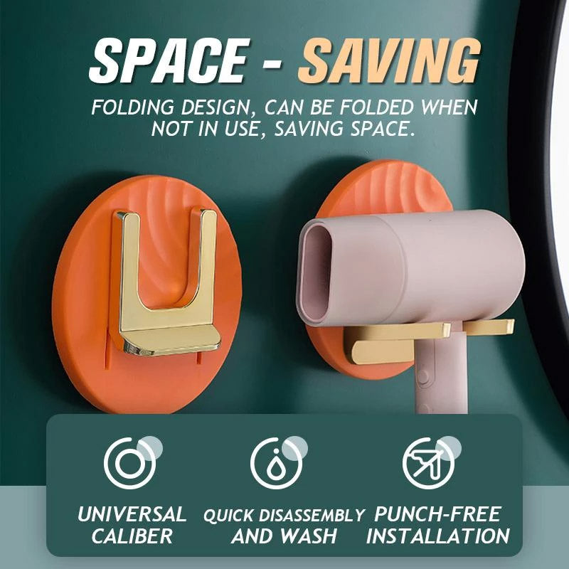 Wall-mounted Hairdryer Rack