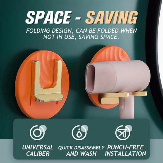 Wall-mounted Hairdryer Rack