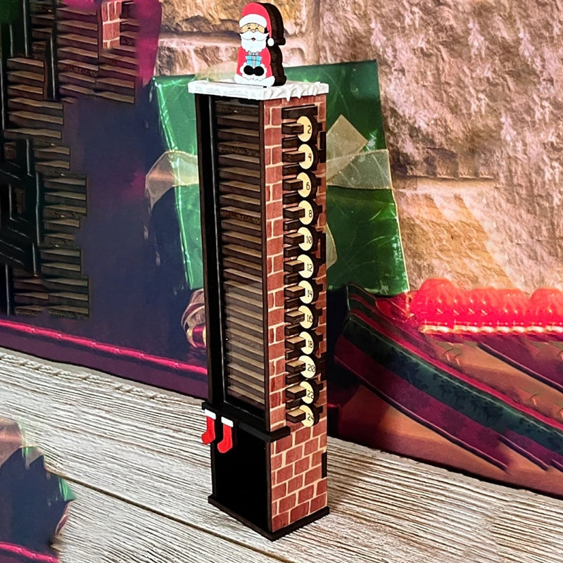 🎁 Santa Claus Down The Chimney Countdown Advent Calendar