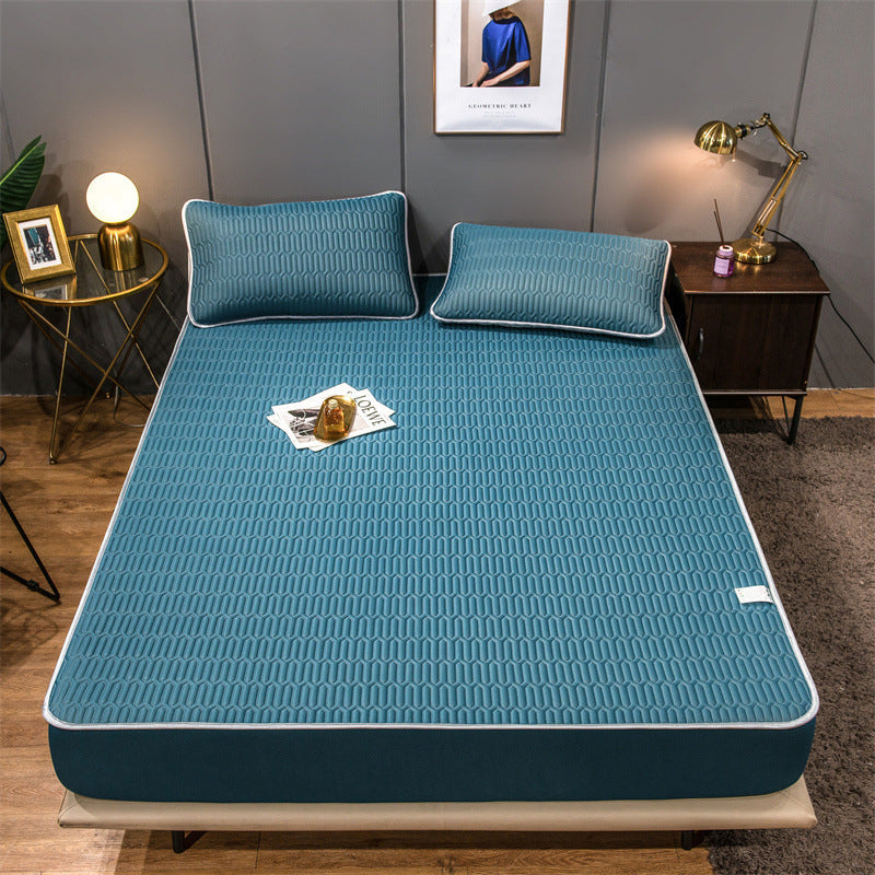 Summer Ice Silk Mat Washable Mattress Protector