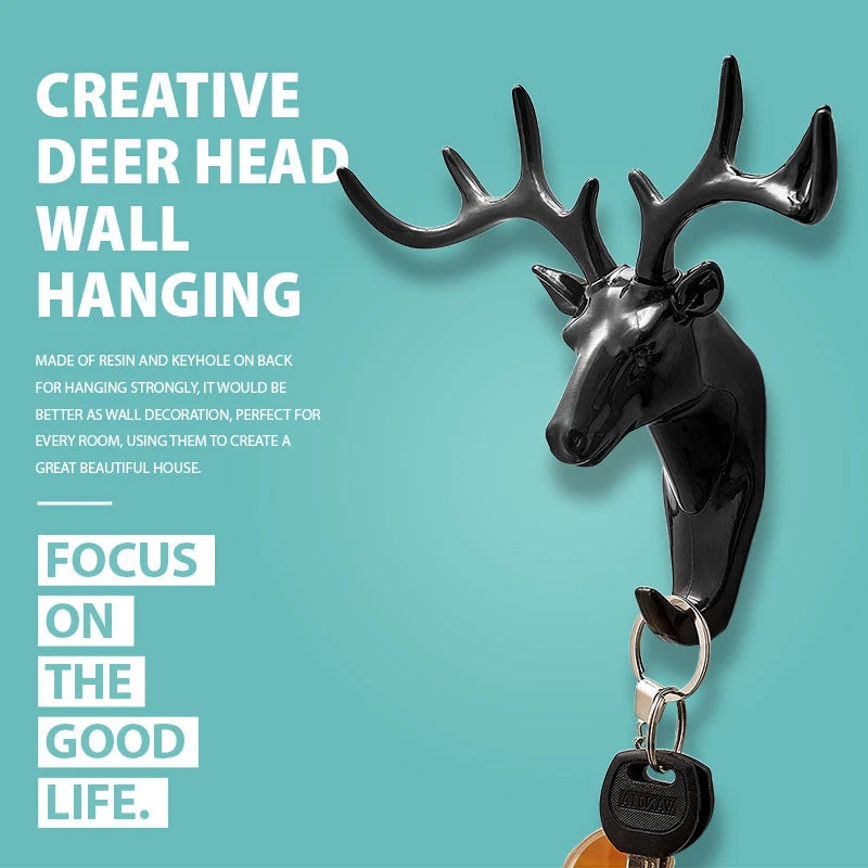 Creative Deer Head Wall Hanging
