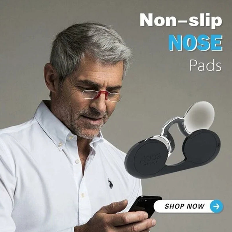 Portable Mini Nose Clip Reading Glasses