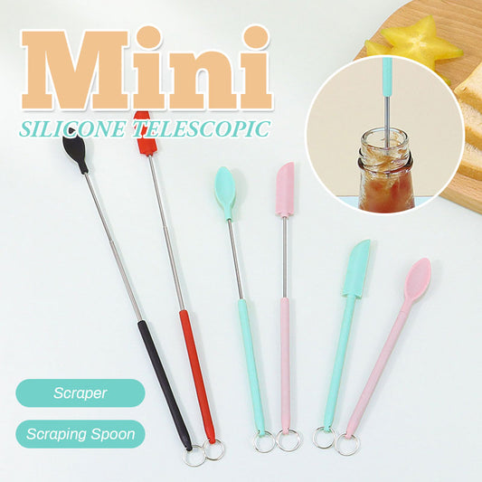 Mini Silicone Telescopic Scraper