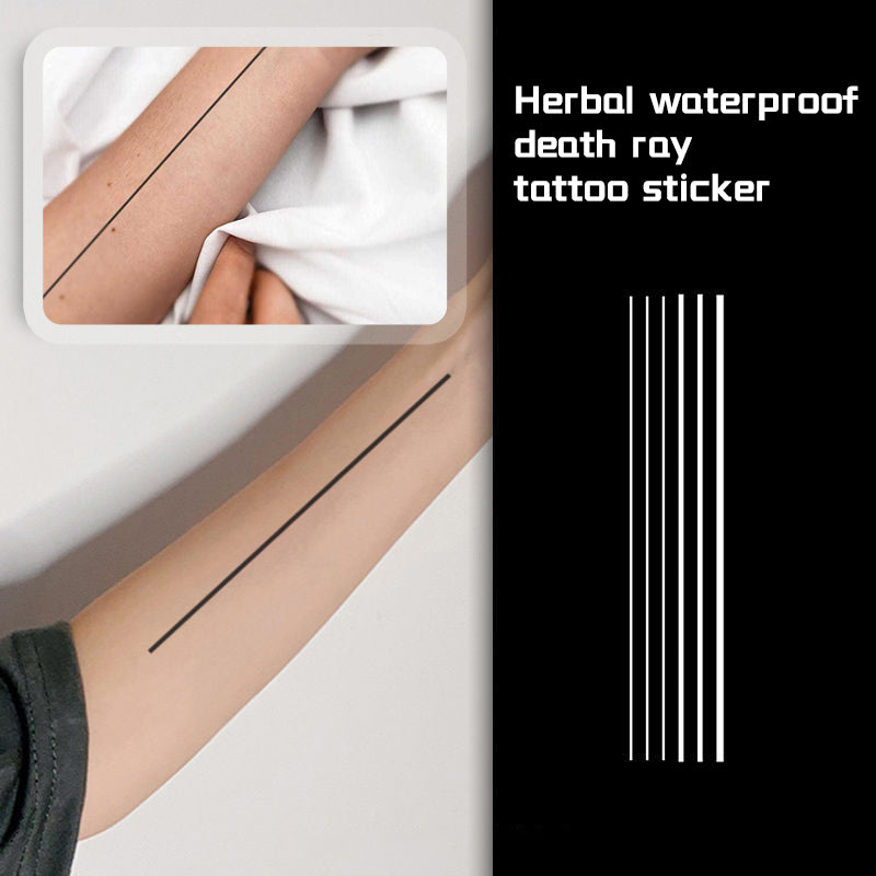 Herbal Waterproof Death Ray Tattoo Sticker