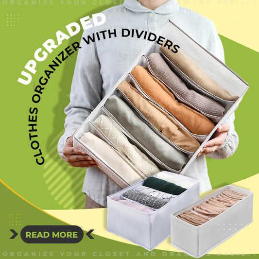 Upgraded Clothes Organizer With Dividers