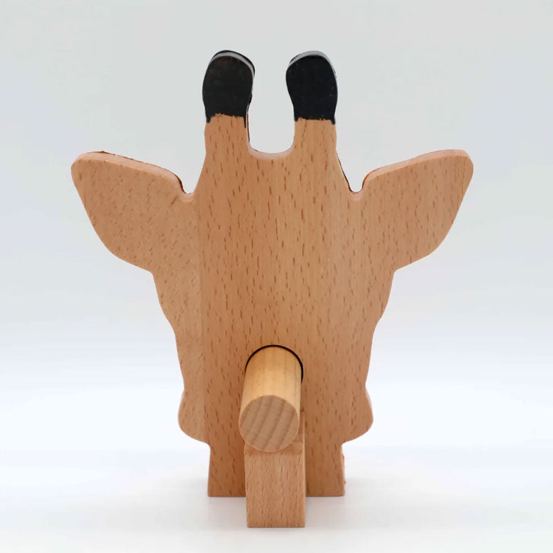 Lovely Giraffe Wooden Glasses Stand