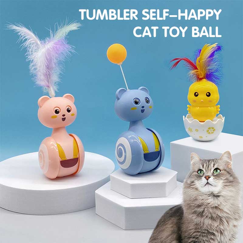 Tumbler Self-Happy Cat Toy Ball