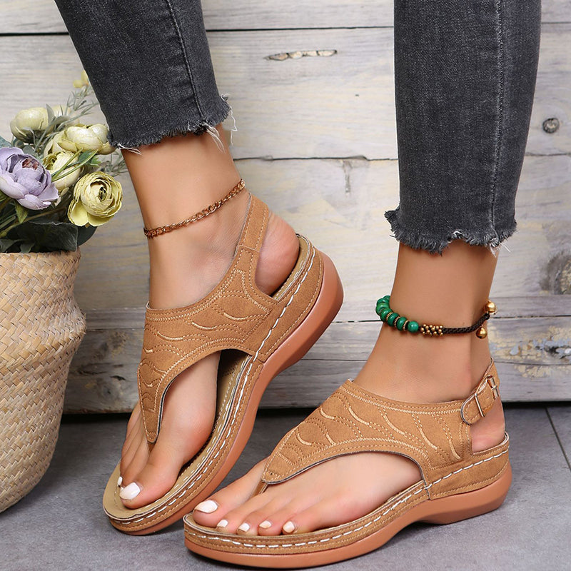 Summer 2022 Roman Wedge Beach Sandals