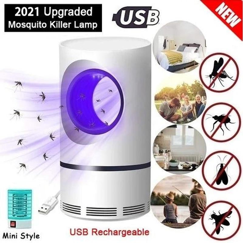 🦟 Advanced Mosquito Exterminator – Suction Fan, No Zapper, Child Safe