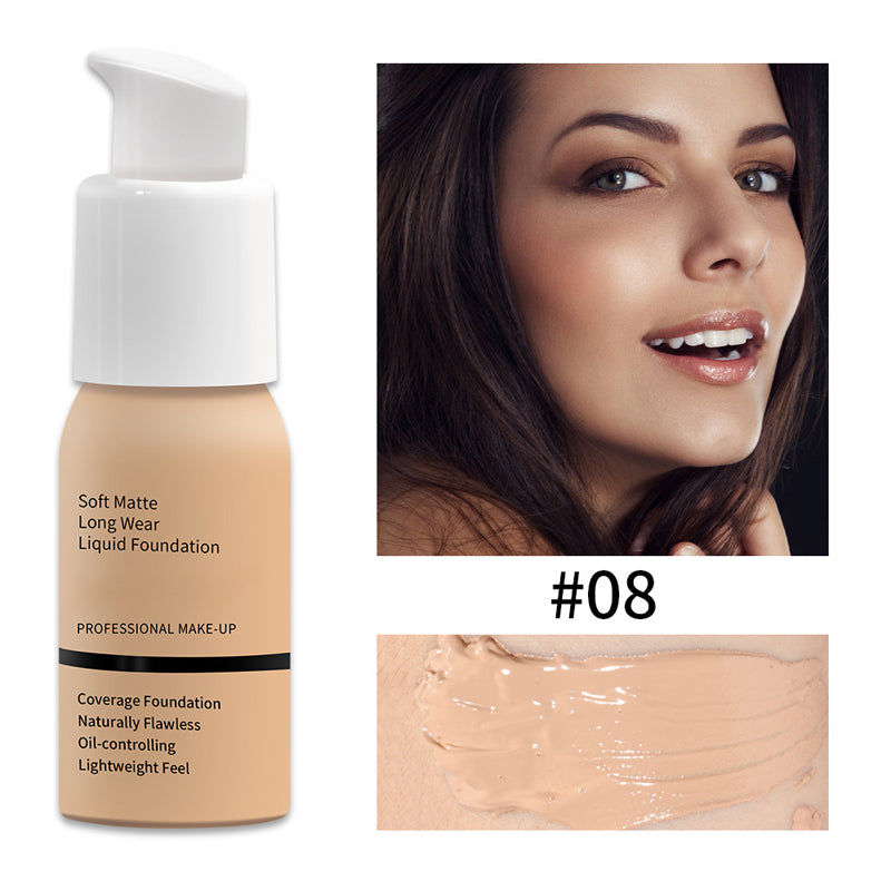 Long-Lasting Oil Control Non-Tearing Liquid Foundation
