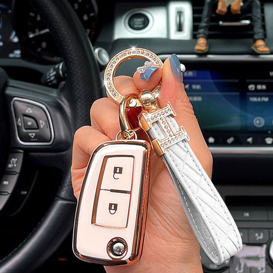 Nissan Teana Key Case wite Rhinestones Keychain